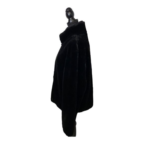 FAUX Short Mink Jacket - Picture 4 of 9